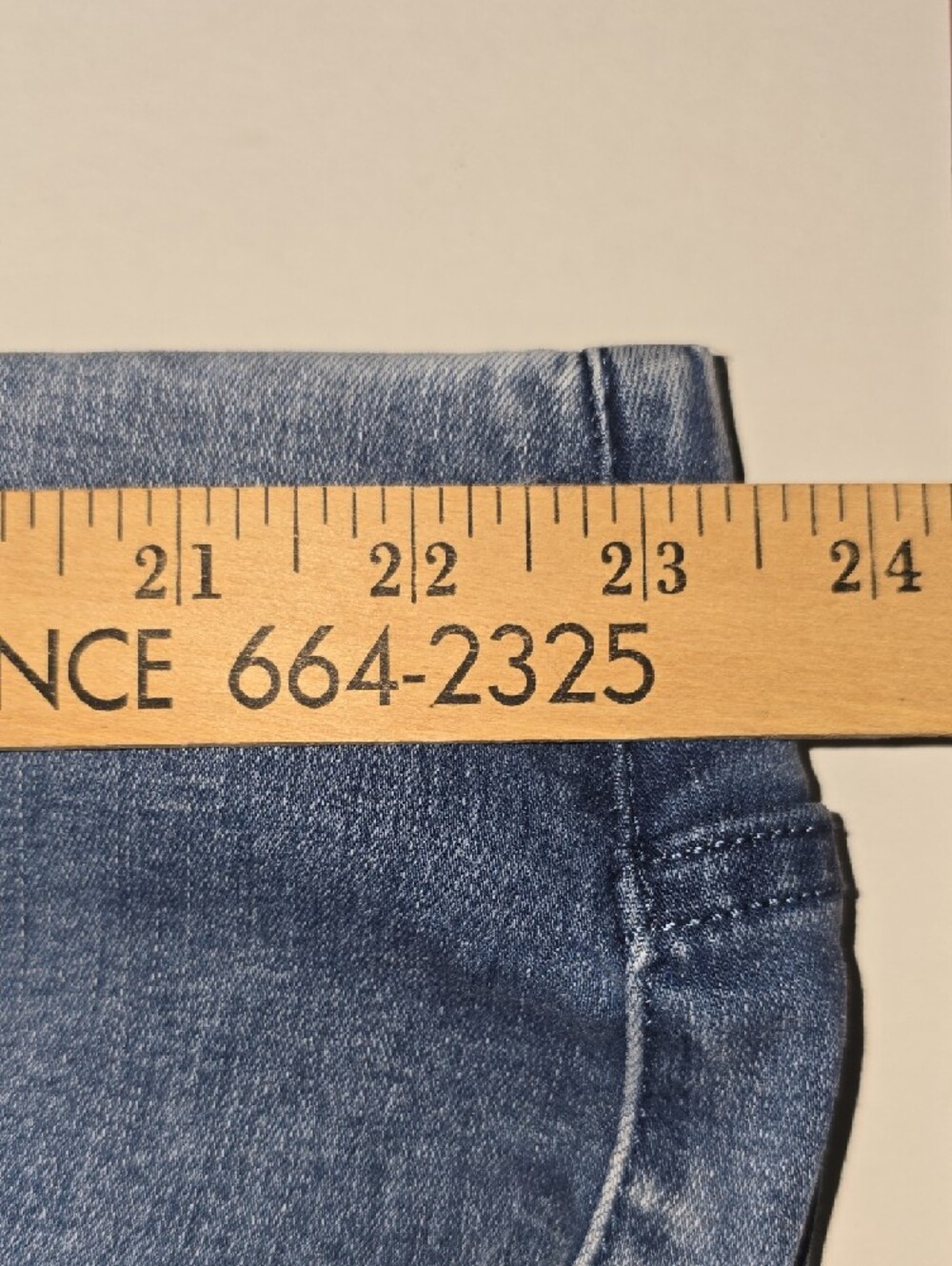 Soft Surroundings Light Blue Wide Leg Jeans - Picture 9 of 12